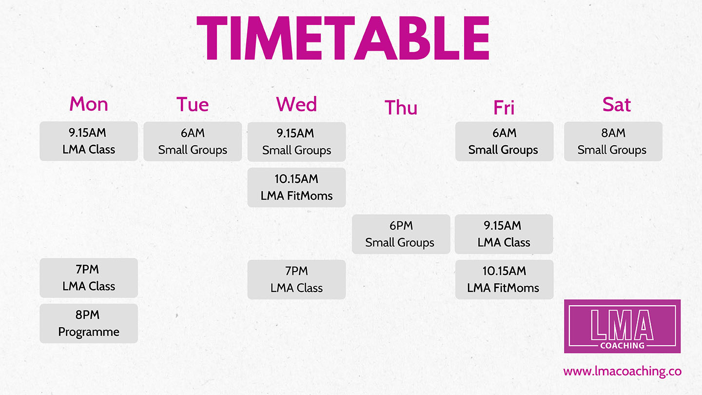 Grey Minimalist Weekly Calendar